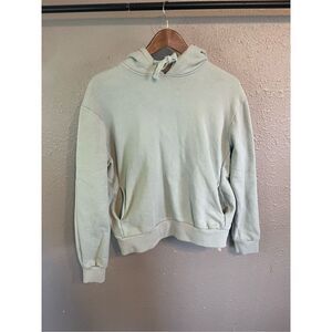 The Label Brushed Terry Hoodie Mint Green Size Medium